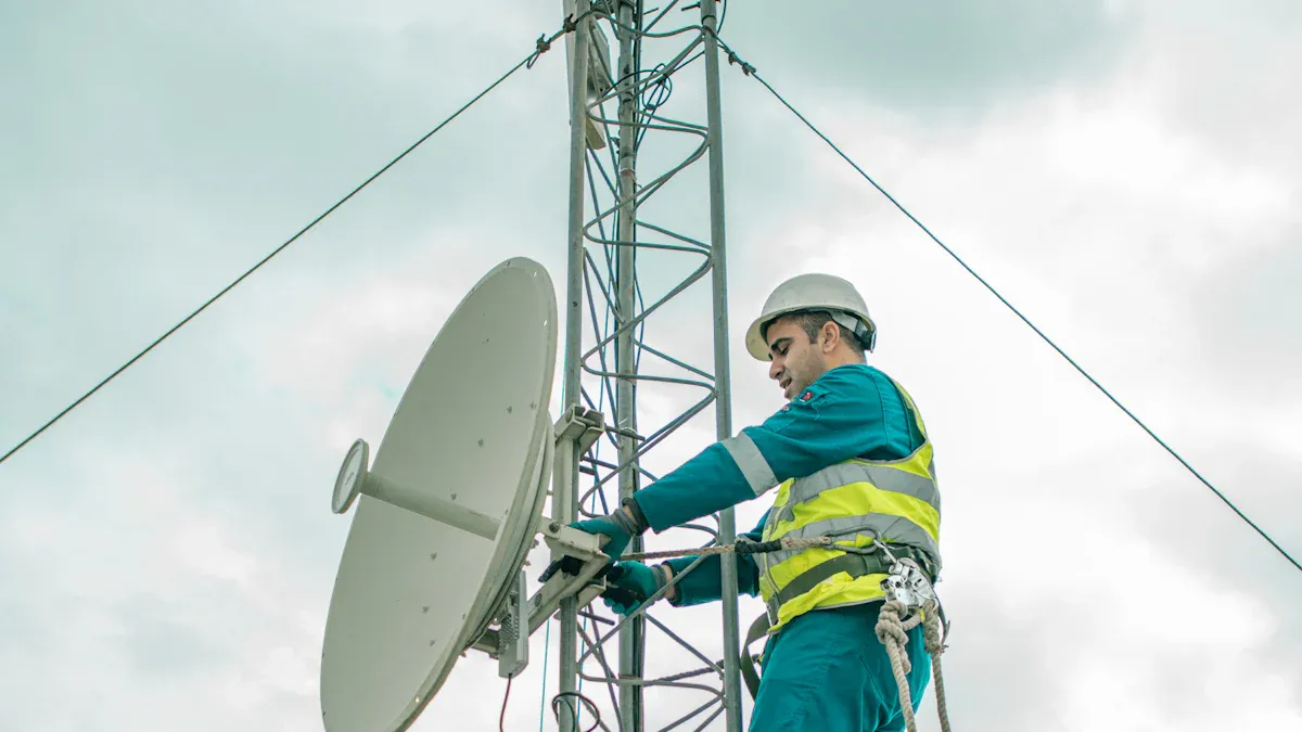 How to install or replace U-bolts on a ROHN 20 tower. 2 Safety Precautions Before U-bolt Installation