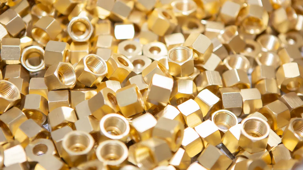 Comparing different types and materials of hex nuts